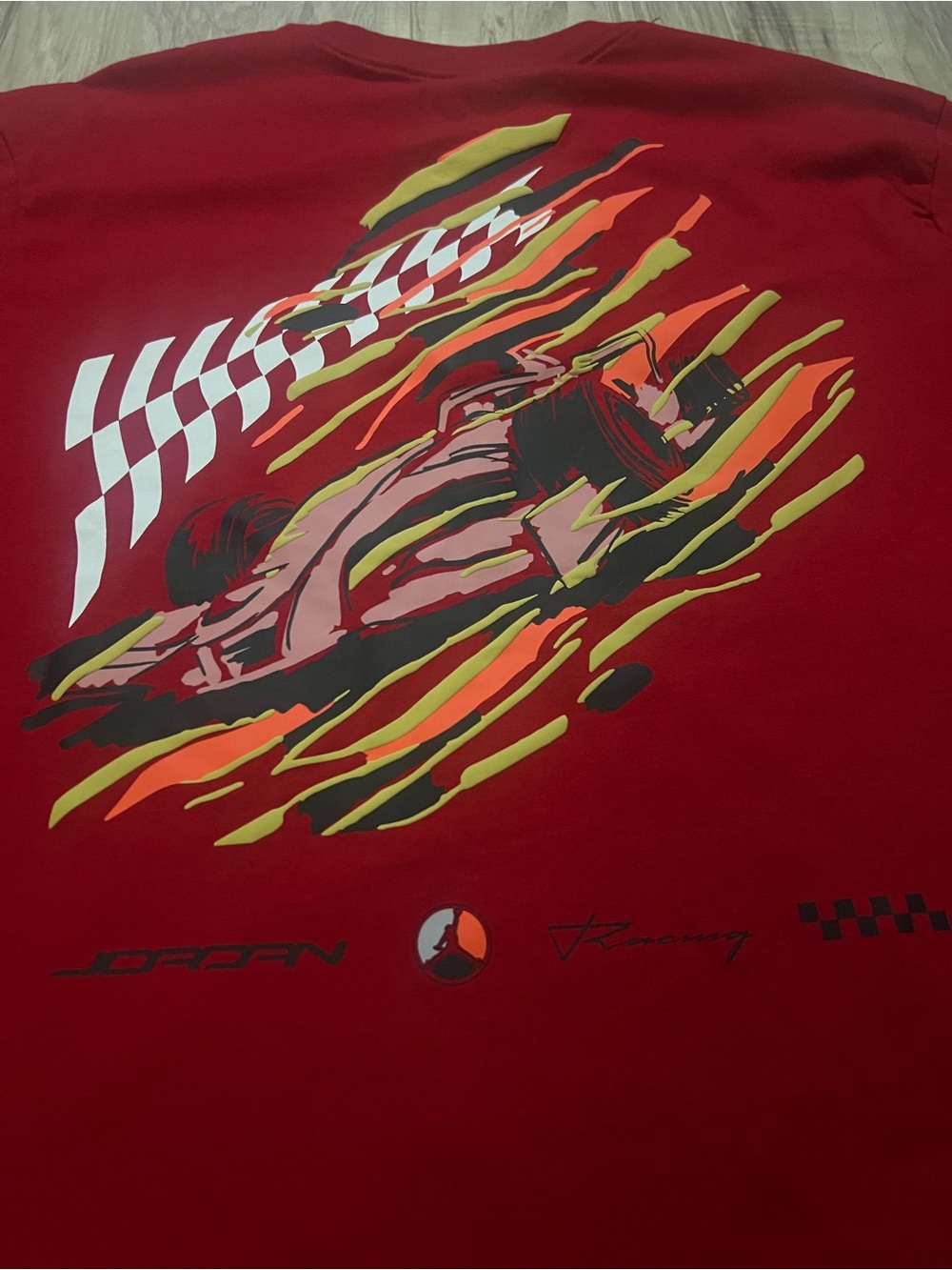 Jordan Racing red T-Shirt - Picture 3 of 4